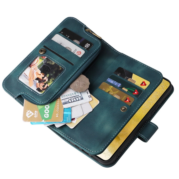 For Samsung Galaxy S23 5G Multifunctional Card Slot Zipper Wallet Leather Phone Case