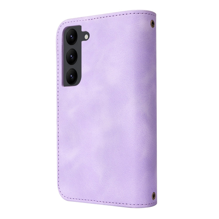 For Samsung Galaxy S23 5G Multifunctional Card Slot Zipper Wallet Leather Phone Case