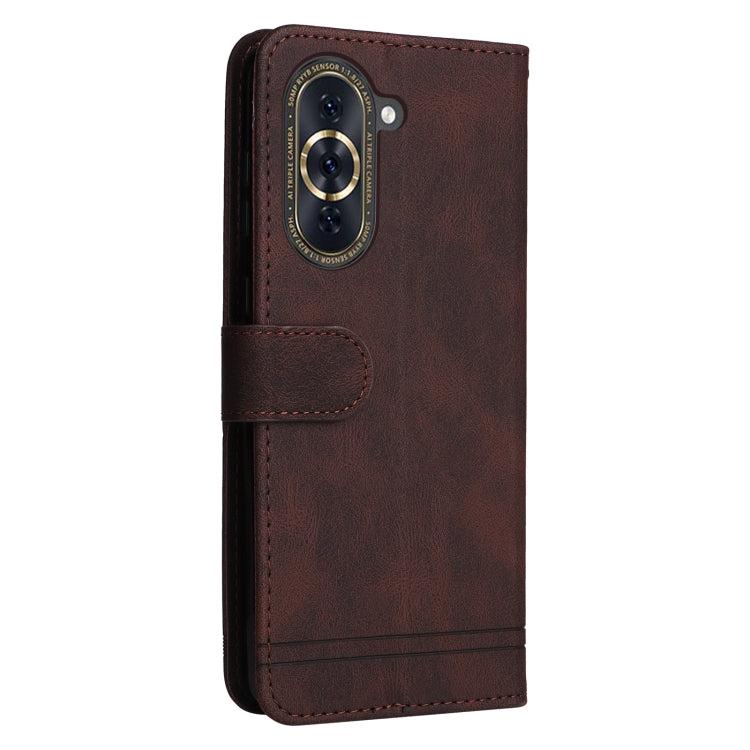 For Huawei nova 10 Pro Skin Feel Life Tree Metal Button Leather Phone Case