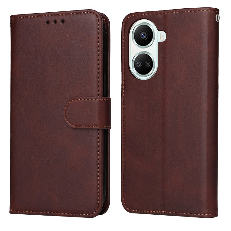 For Huawei nova 10 SE Classic Calf Texture Flip Leather Phone Case