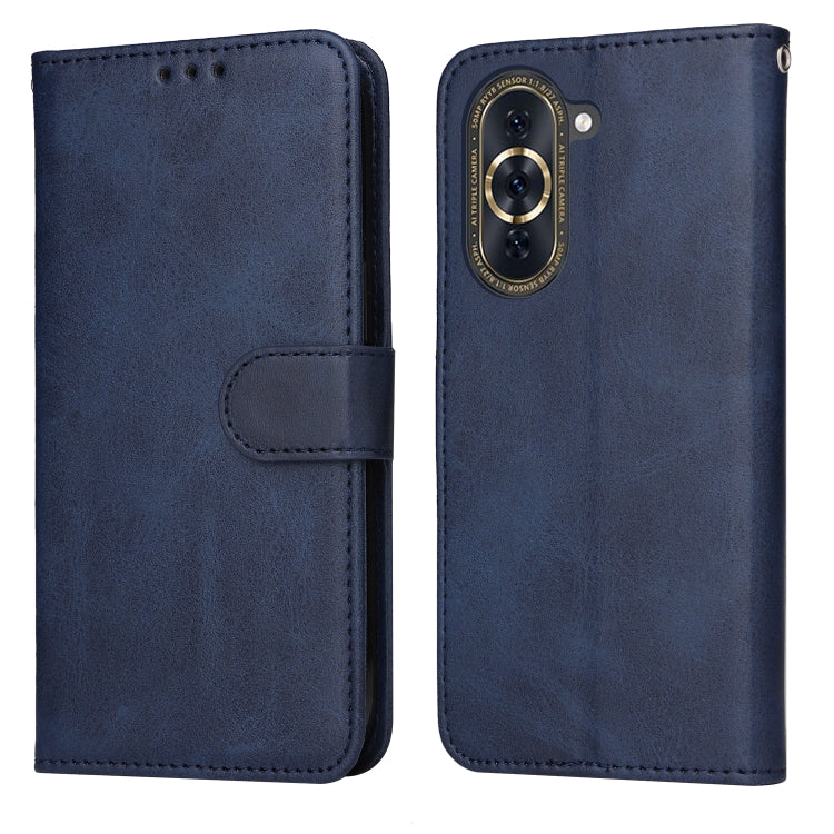 For Huawei nova 10 Pro Classic Calf Texture Flip Leather Phone Case