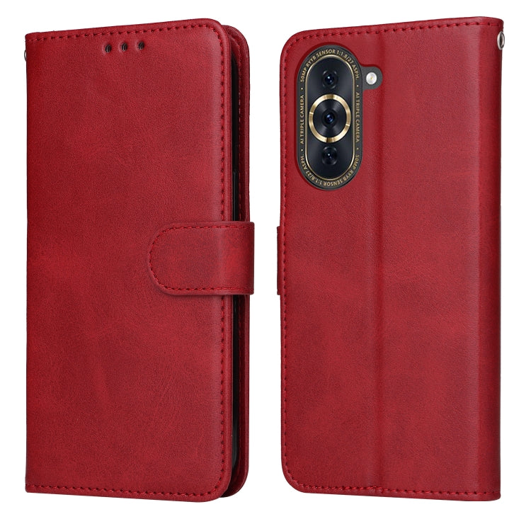 For Huawei nova 10 Pro Classic Calf Texture Flip Leather Phone Case
