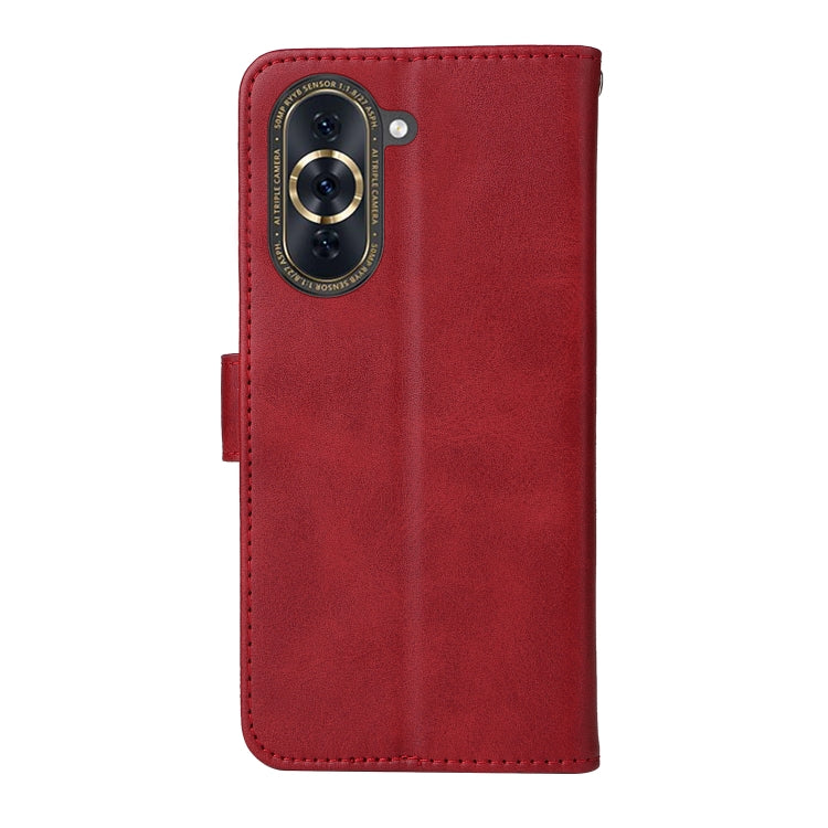 For Huawei nova 10 Pro Classic Calf Texture Flip Leather Phone Case