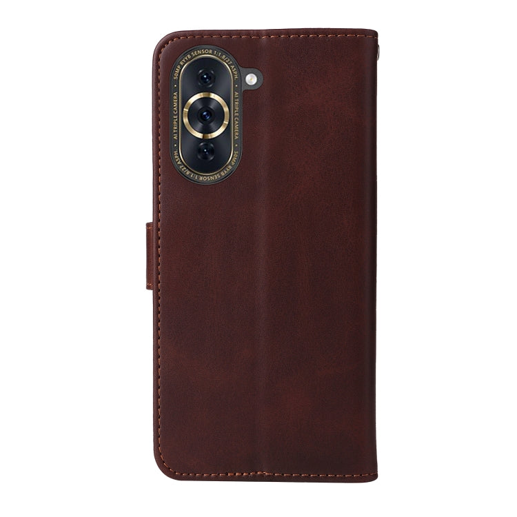 For Huawei nova 10 Pro Classic Calf Texture Flip Leather Phone Case