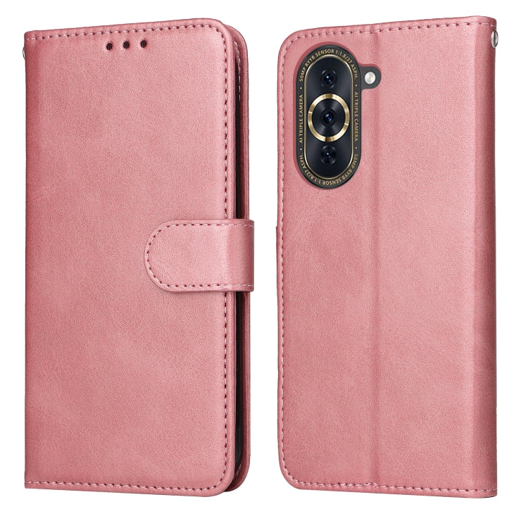 For Huawei nova 10 Pro Classic Calf Texture Flip Leather Phone Case
