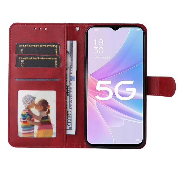 For OPPO A58 5G Classic Calf Texture Flip Leather Phone Case