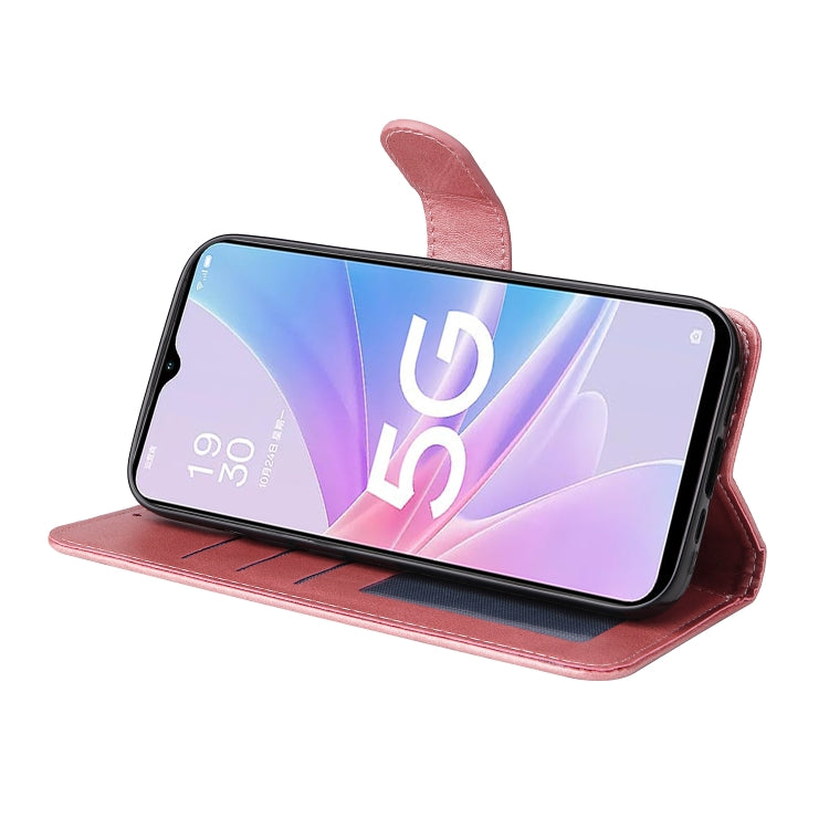 For OPPO A58 5G Classic Calf Texture Flip Leather Phone Case