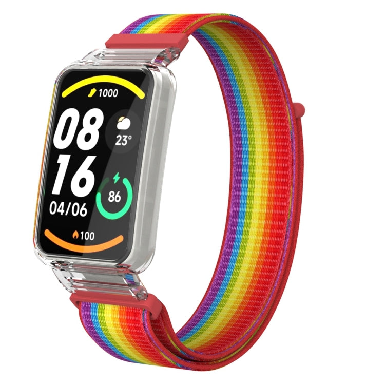 For Xiaomi Mi Band 7 Pro Integrated PC Protective Case + Nylon Loop Watch Band