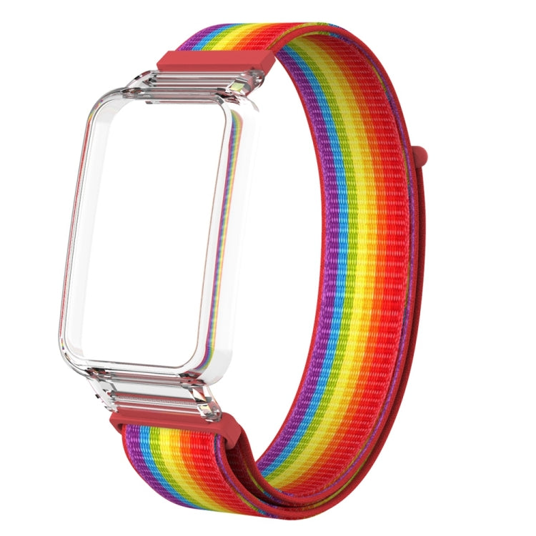 For Xiaomi Mi Band 7 Pro Integrated PC Protective Case + Nylon Loop Watch Band