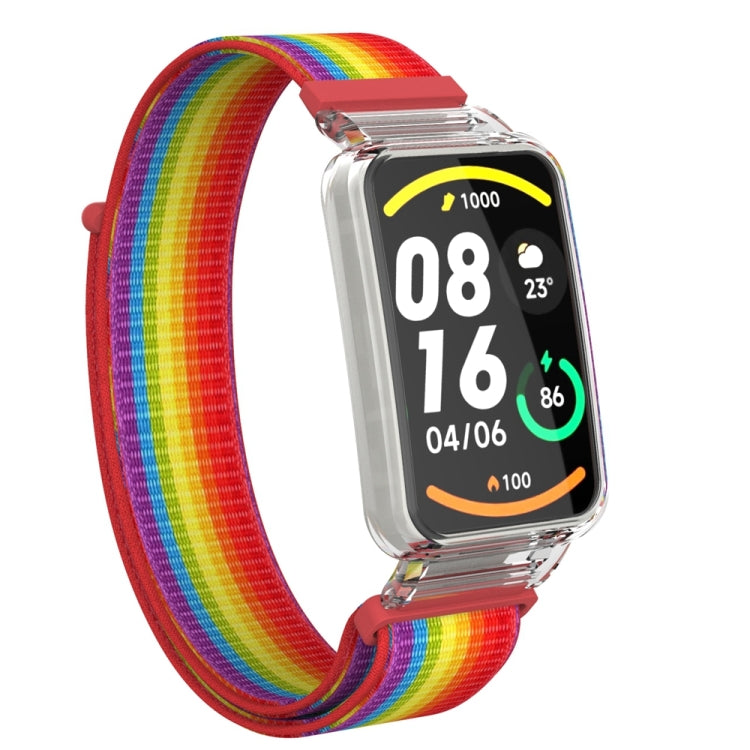 For Xiaomi Mi Band 7 Pro Integrated PC Protective Case + Nylon Loop Watch Band
