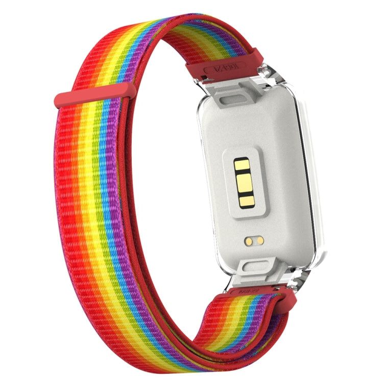 For Xiaomi Mi Band 7 Pro Integrated PC Protective Case + Nylon Loop Watch Band