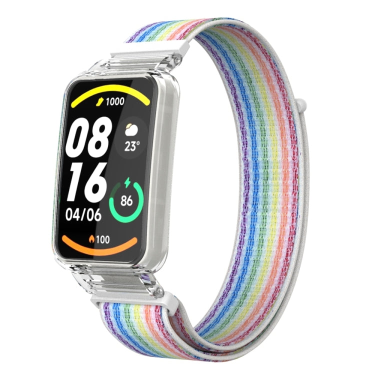 For Xiaomi Mi Band 7 Pro Integrated PC Protective Case + Nylon Loop Watch Band