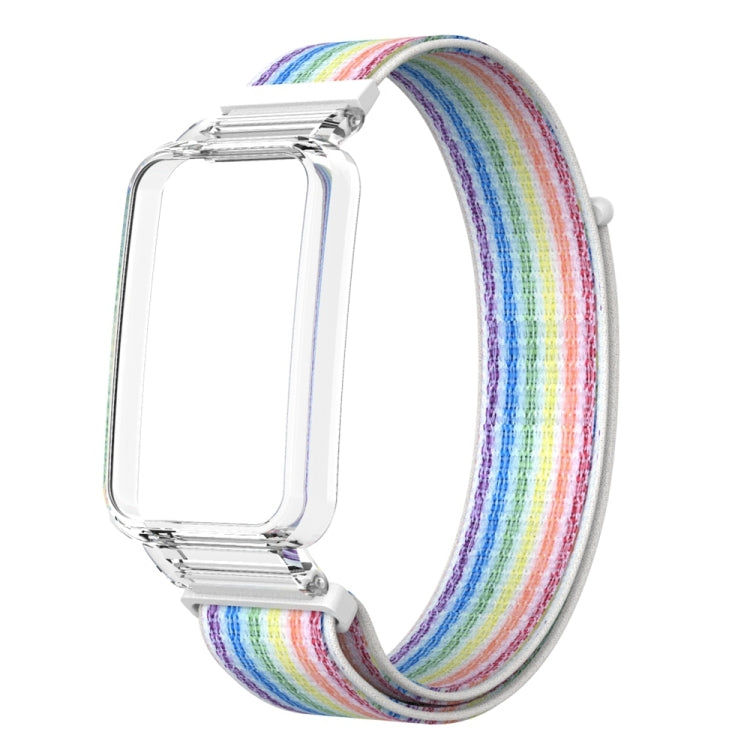 For Xiaomi Mi Band 7 Pro Integrated PC Protective Case + Nylon Loop Watch Band