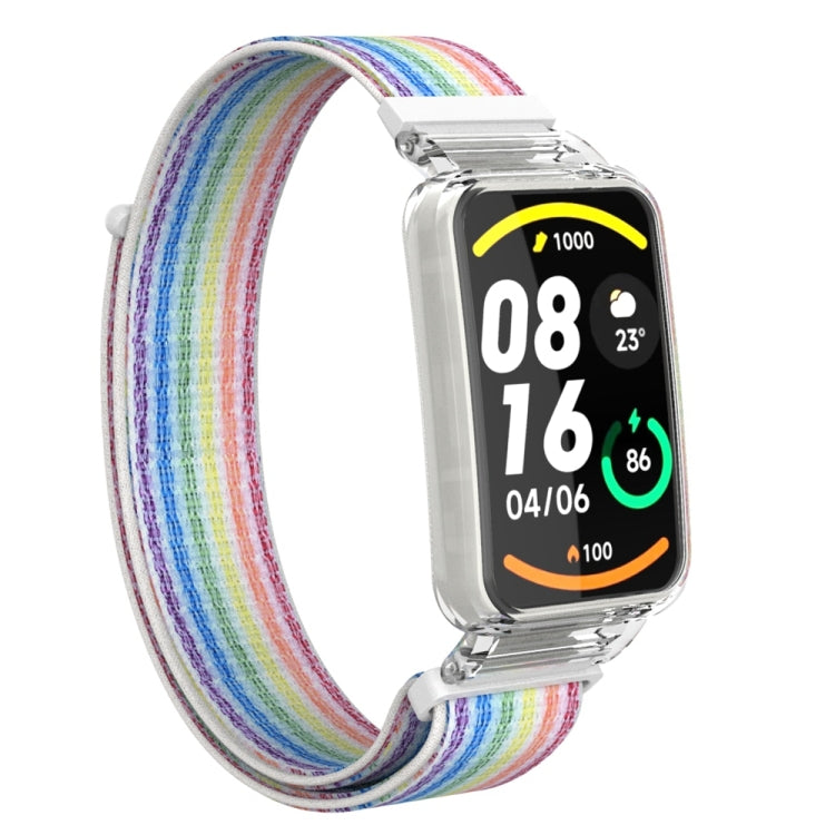 For Xiaomi Mi Band 7 Pro Integrated PC Protective Case + Nylon Loop Watch Band