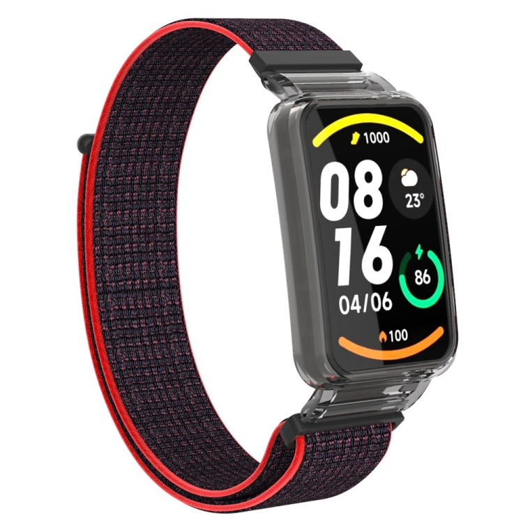 For Xiaomi Mi Band 7 Pro Integrated PC Protective Case + Nylon Loop Watch Band