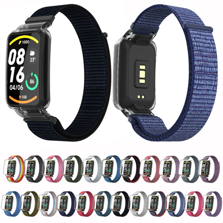 For Xiaomi Mi Band 7 Pro Integrated PC Protective Case + Nylon Loop Watch Band