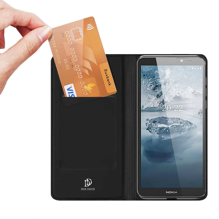 For Nokia C2 2nd Edition DUX DUCIS Skin Pro Series Flip Leather Phone Case