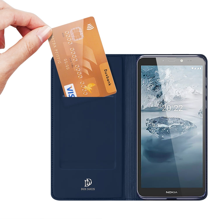 For Nokia C2 2nd Edition DUX DUCIS Skin Pro Series Flip Leather Phone Case