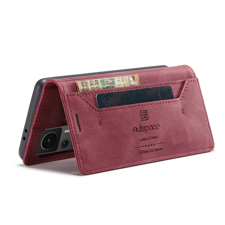 For Xiaomi 12Tï¼12T Pro AutSpace A01 Retro Skin-feel Crazy Horse Texture Leather Phone Case