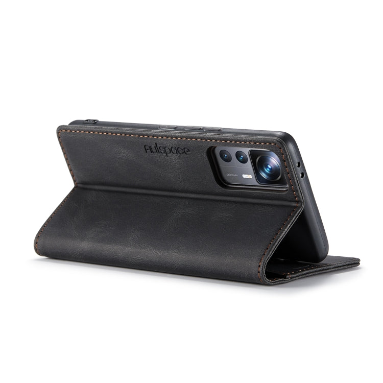 For Xiaomi 12Tï¼12T Pro AutSpace A01 Retro Skin-feel Crazy Horse Texture Leather Phone Case