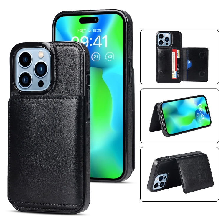 For iPhone 14 Pro Max Shockproof PU + TPU Phone Case