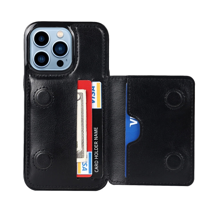For iPhone 14 Pro Max Shockproof PU + TPU Phone Case