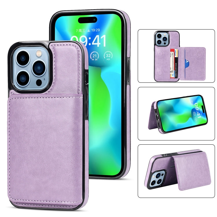For iPhone 14 Pro Max Shockproof PU + TPU Phone Case