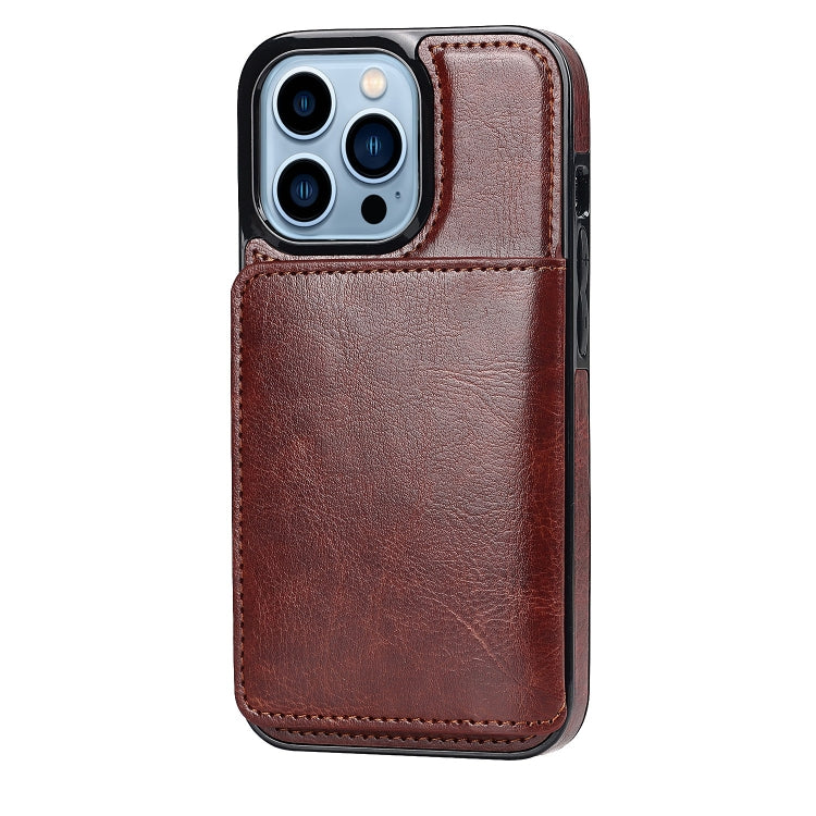 For iPhone 14 Pro Max Shockproof PU + TPU Phone Case