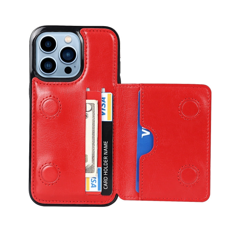 For iPhone 14 Pro Shockproof PU + TPU Phone Case