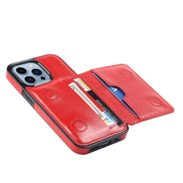 For iPhone 14 Pro Shockproof PU + TPU Phone Case