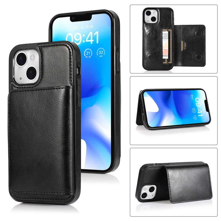 For iPhone 14 Shockproof PU + TPU Phone Case
