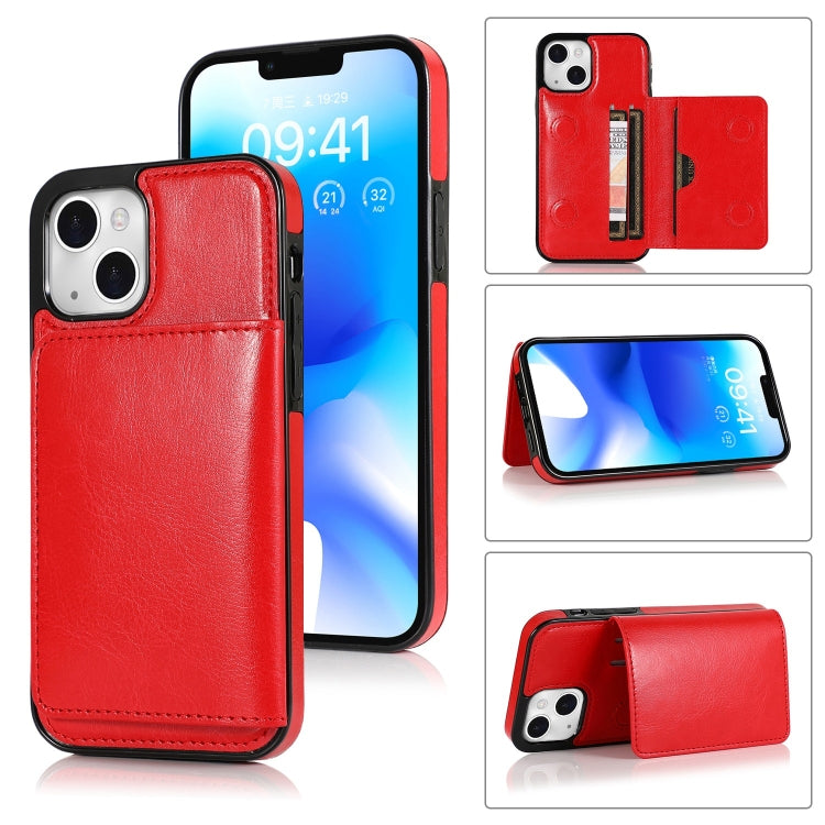 For iPhone 14 Shockproof PU + TPU Phone Case