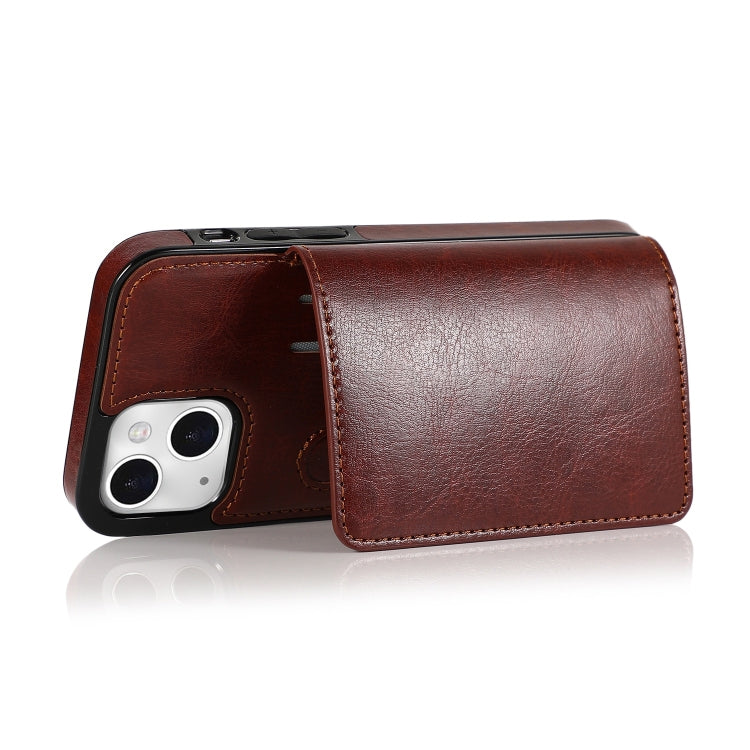 For iPhone 14 Shockproof PU + TPU Phone Case