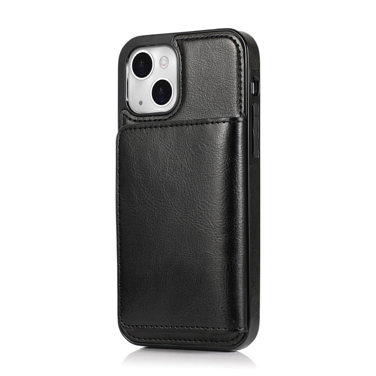 For iPhone 14 Plus Shockproof PU + TPU Phone Case