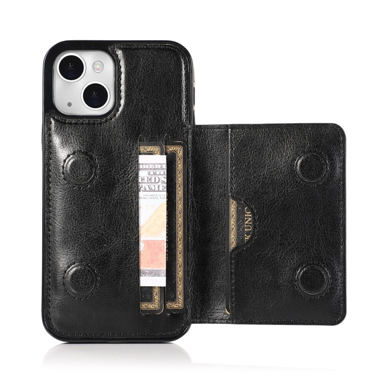 For iPhone 14 Plus Shockproof PU + TPU Phone Case