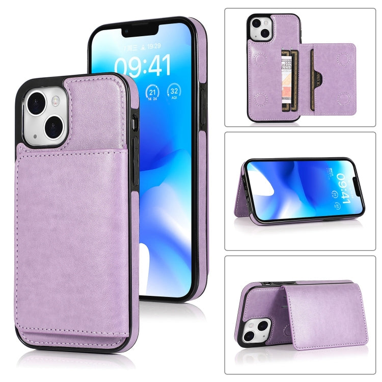 For iPhone 14 Plus Shockproof PU + TPU Phone Case