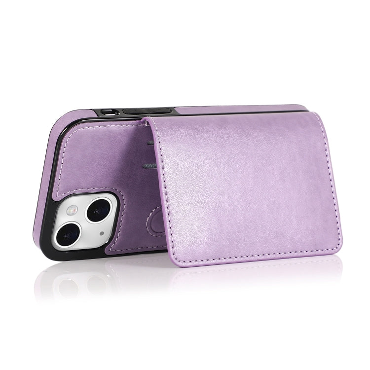 For iPhone 14 Plus Shockproof PU + TPU Phone Case