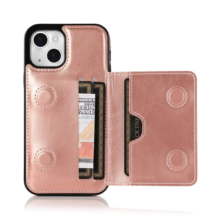 For iPhone 14 Plus Shockproof PU + TPU Phone Case