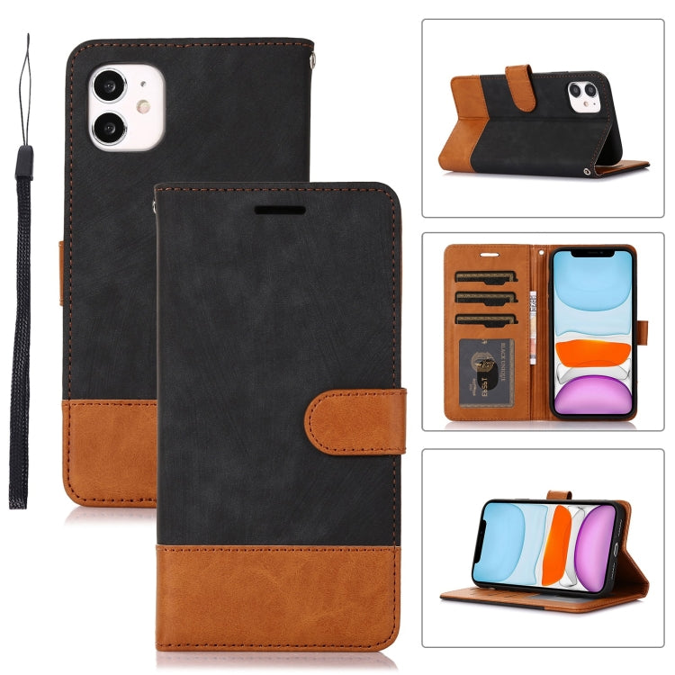 For iPhone 11 Splicing Leather Phone Case