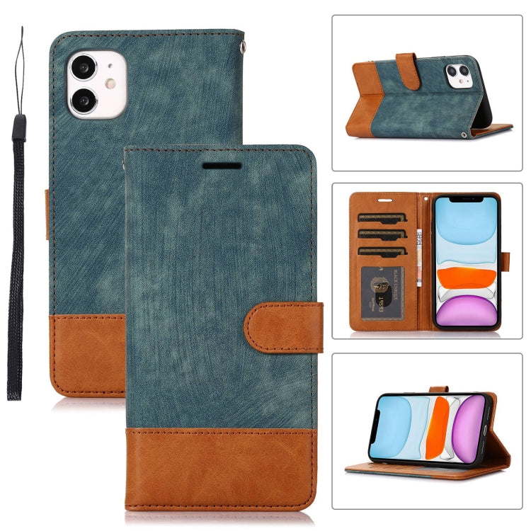 For iPhone 11 Splicing Leather Phone Case