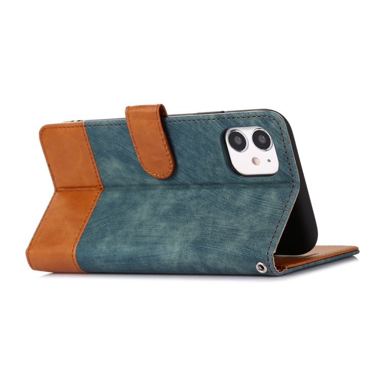 For iPhone 11 Splicing Leather Phone Case