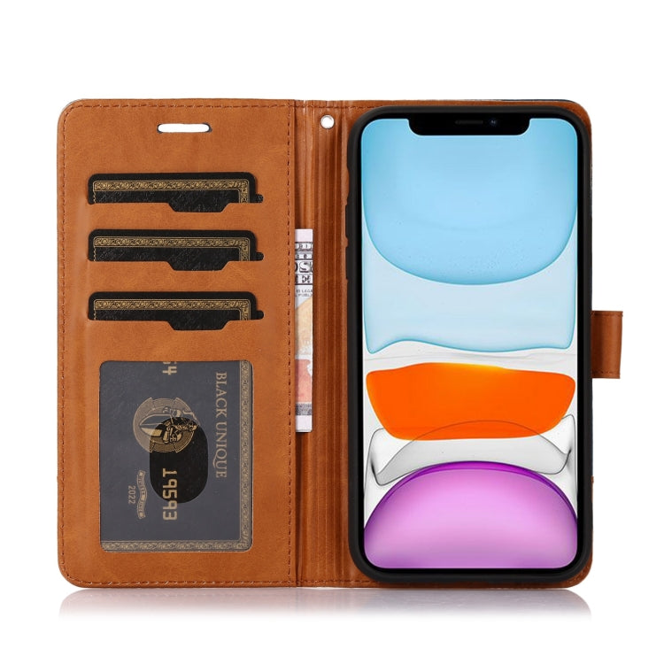 For iPhone 11 Splicing Leather Phone Case