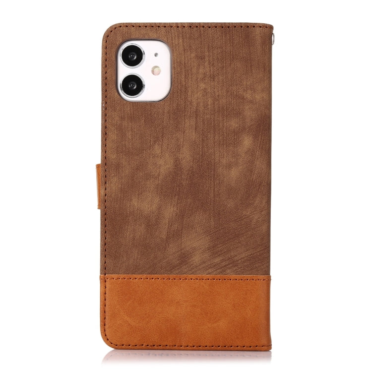For iPhone 11 Splicing Leather Phone Case
