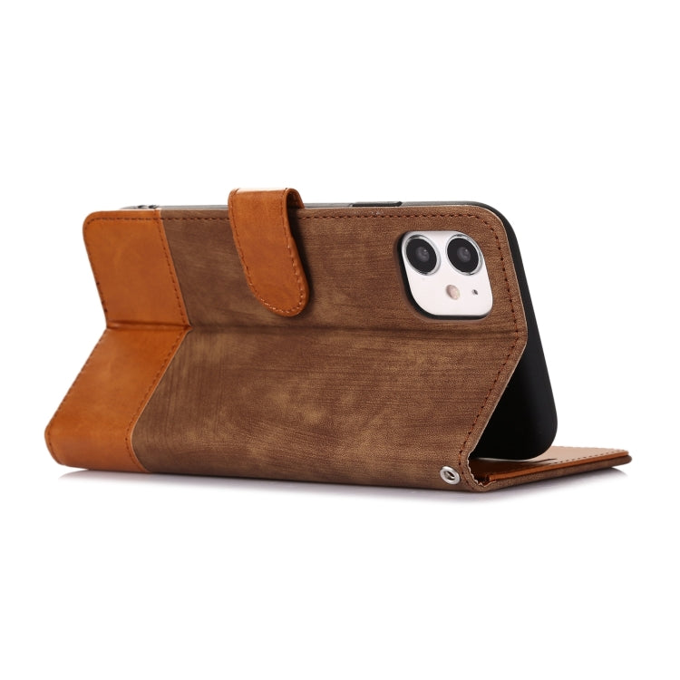 For iPhone 11 Splicing Leather Phone Case