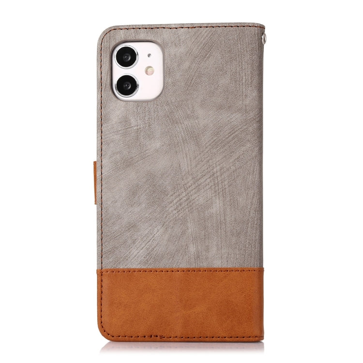 For iPhone 11 Splicing Leather Phone Case
