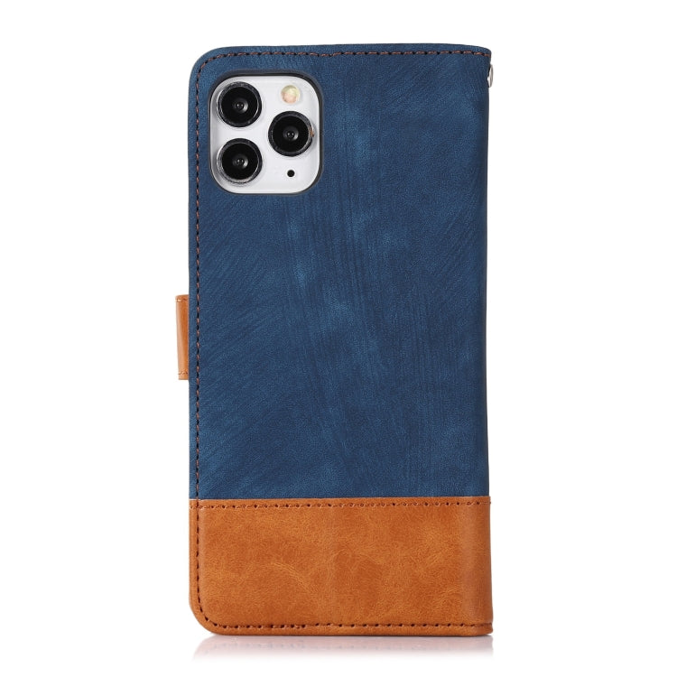 For iPhone 11 Pro Splicing Leather Phone Case