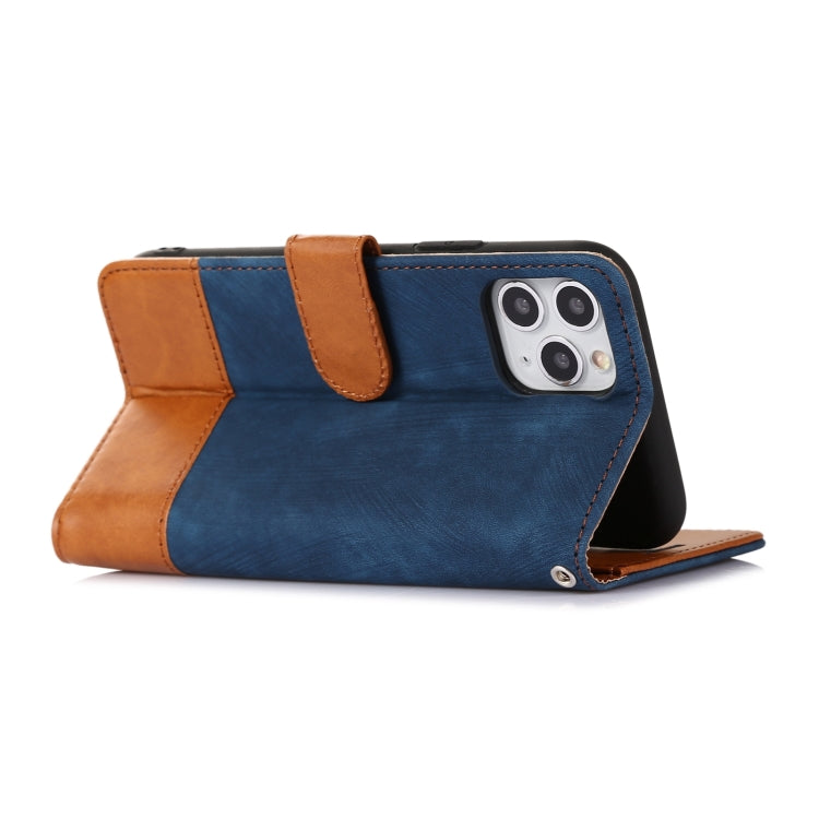 For iPhone 11 Pro Splicing Leather Phone Case