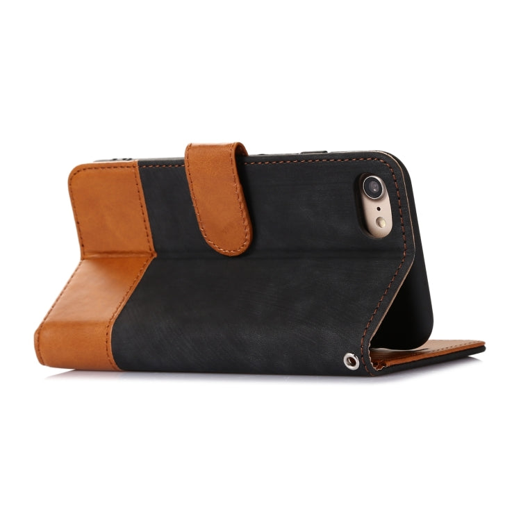 For iPhone SE 2022 / SE 2020 / 7 / 8 Splicing Leather Phone Case