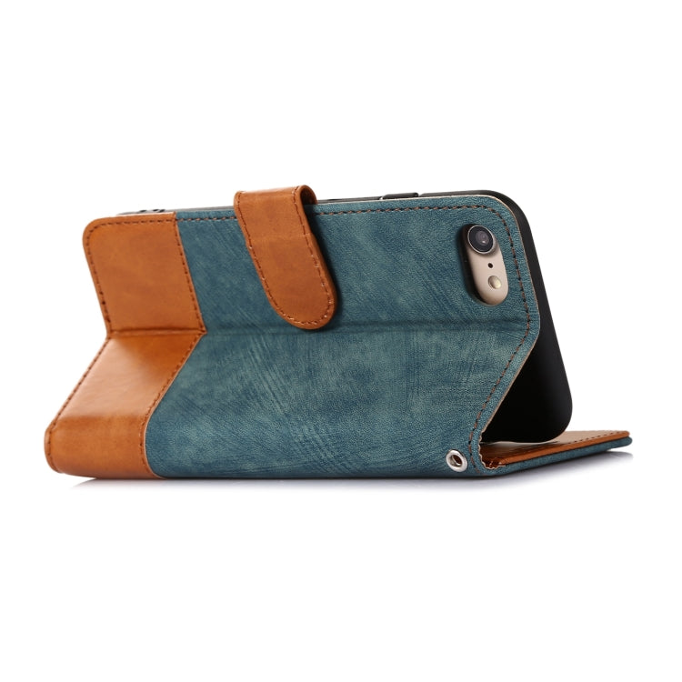 For iPhone SE 2022 / SE 2020 / 7 / 8 Splicing Leather Phone Case