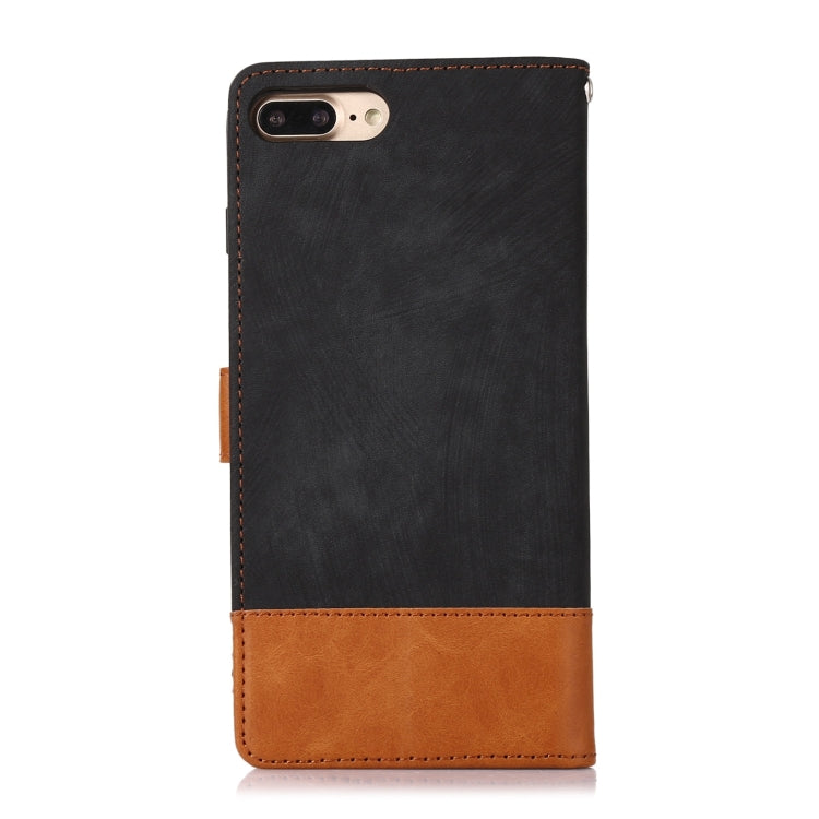 For iPhone 7 Plus / 8 Plus Splicing Leather Phone Case